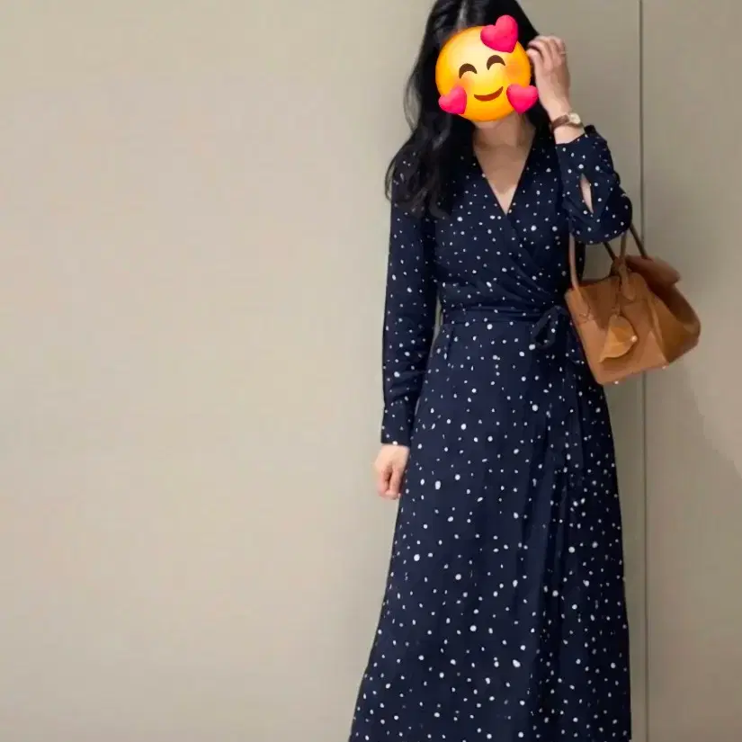 스토리나인쉬폰랩롱원피스