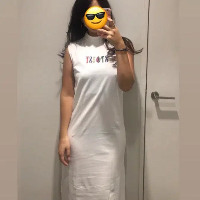 Stussy Japan 스투시 재팬 여성용 민소매 로고 롱 원피스
