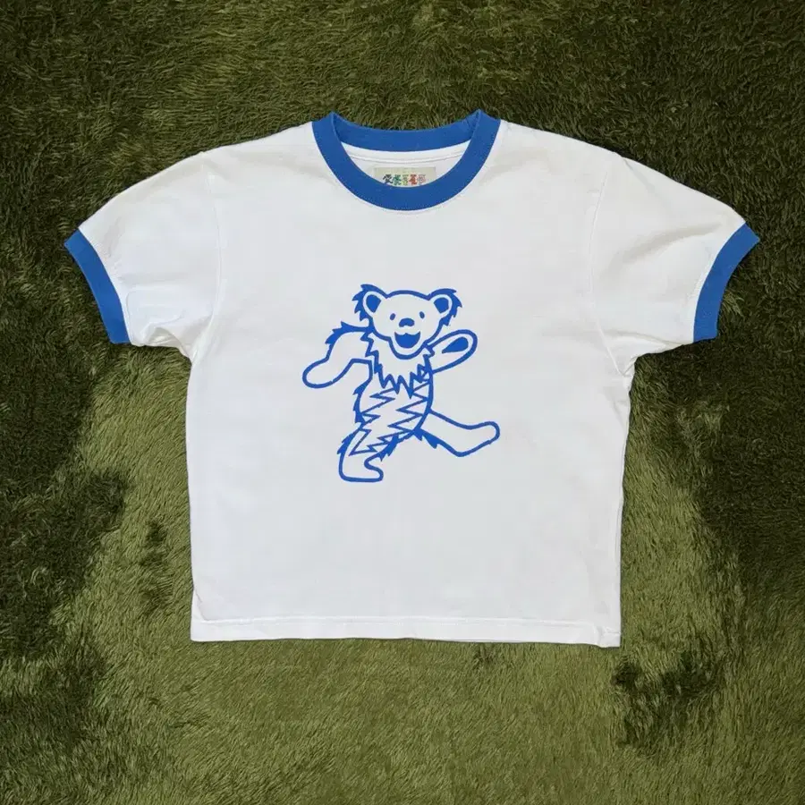 [S] 디스이즈네버댓 X 그레이트풀데드 라이트닝 베어 링거 티셔츠