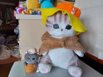 [개봉됨] mofusand 봉제 인형 & 봉제 인형 마스코트 (모자는 덤)