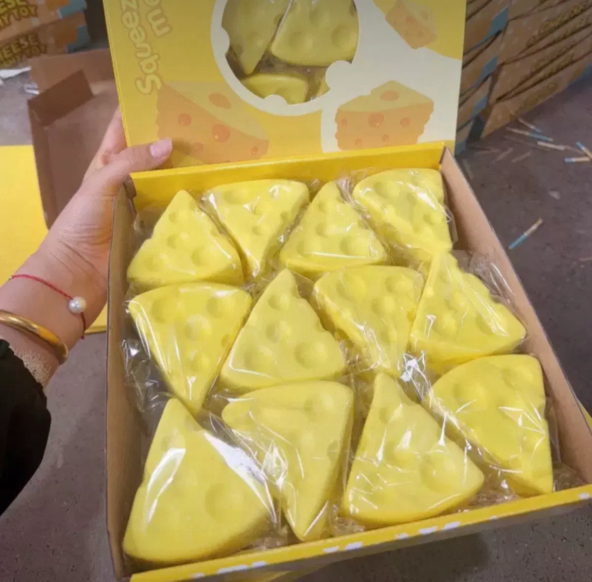 (새상품) 치즈 삼각 말랑이