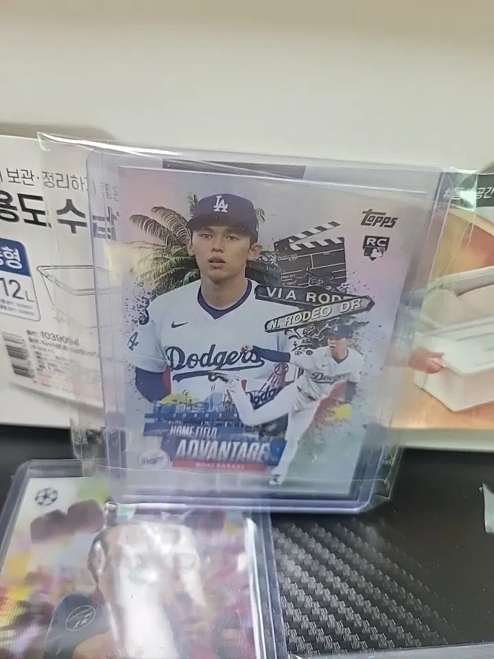 LA 다저스 사사키로키 홈필드쇼 RC 카드