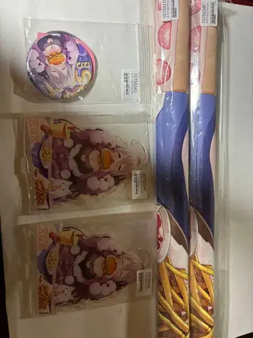 요루노 스야리 캔뱃지 아크릴 스탠드 태피스트리 세트