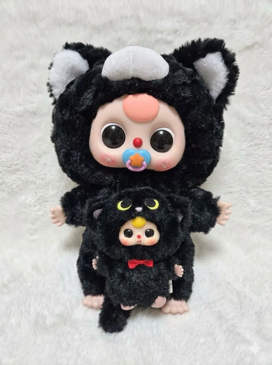 베이비쓰리 웨딩 400% 인형 (깜고세트)