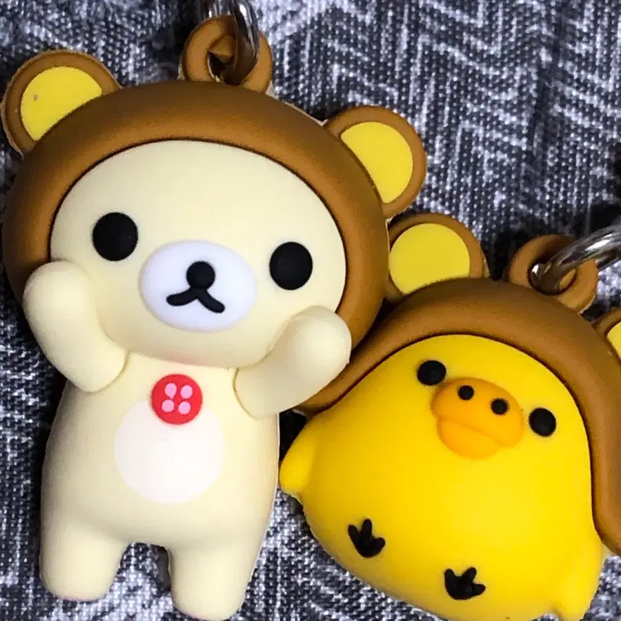 코리락쿠마,키이로이토이 키링세트