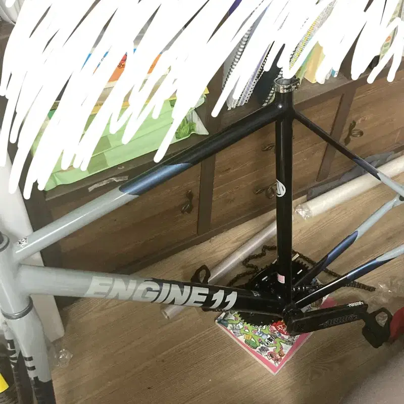 엔진11 메탈그레이 프레임셋크랭크셋