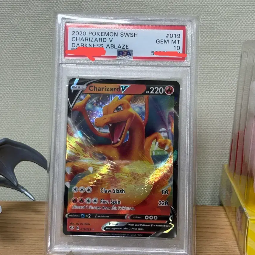 포켓몬카드 리자몽 북미판 psa 10