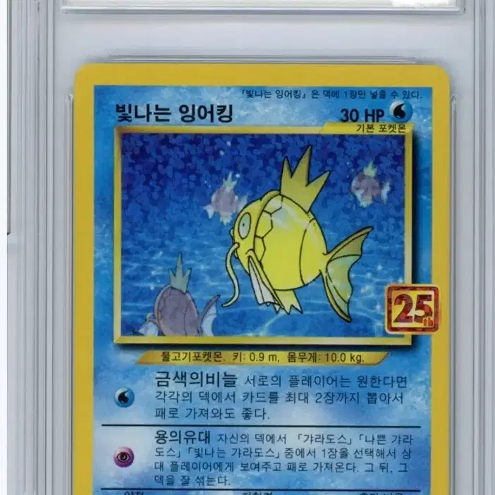 포켓몬카드 25주년 빛나는 잉어킹 brg 9
