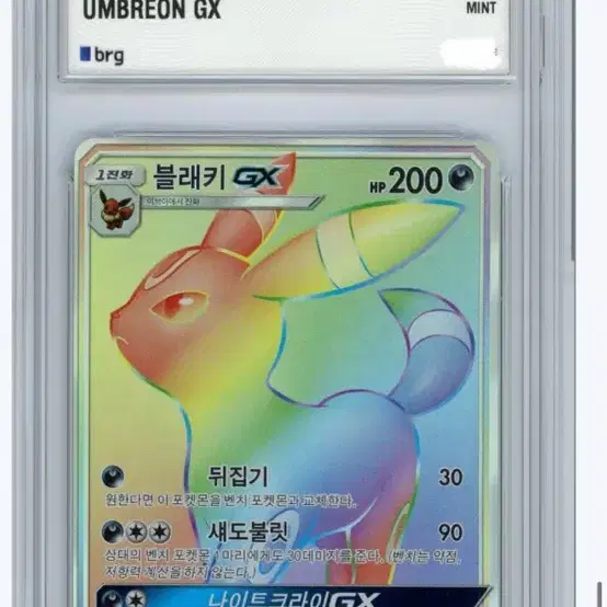 포켓몬카드 블래키 gx hr brg 9