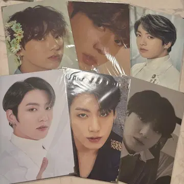 BTS 정국 프리미엄 사진 6장 세트