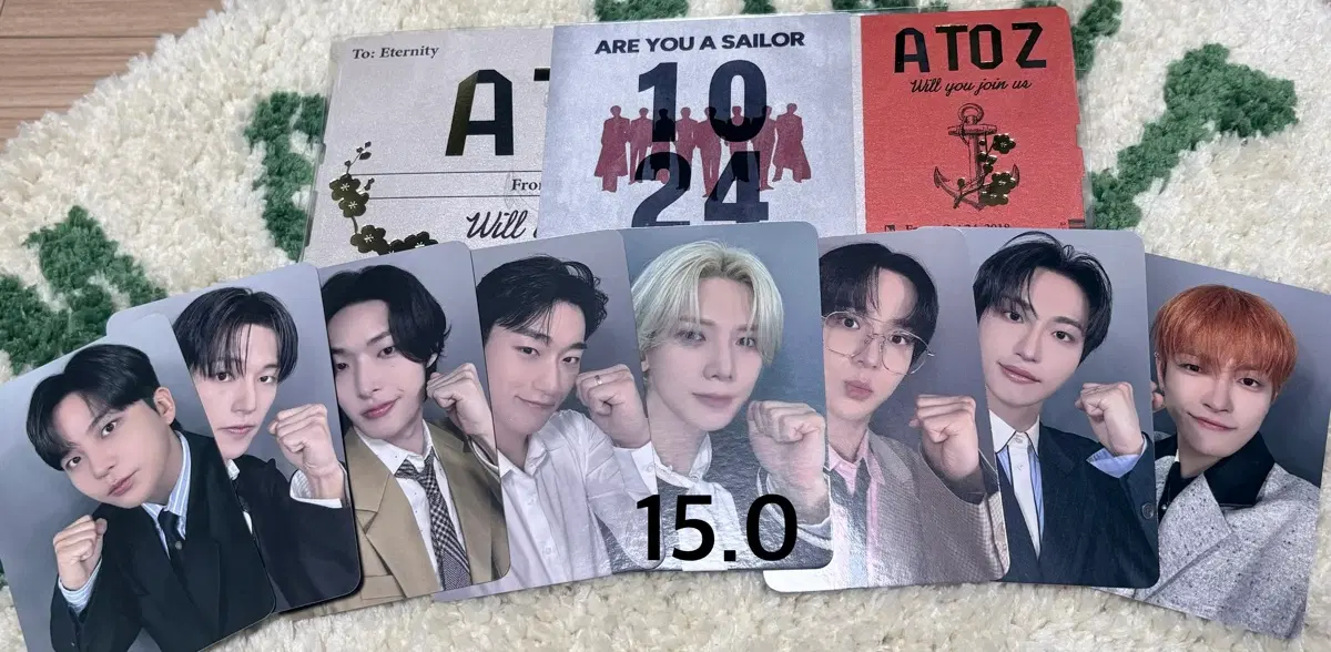 에이티즈 유람선 포카 1세트