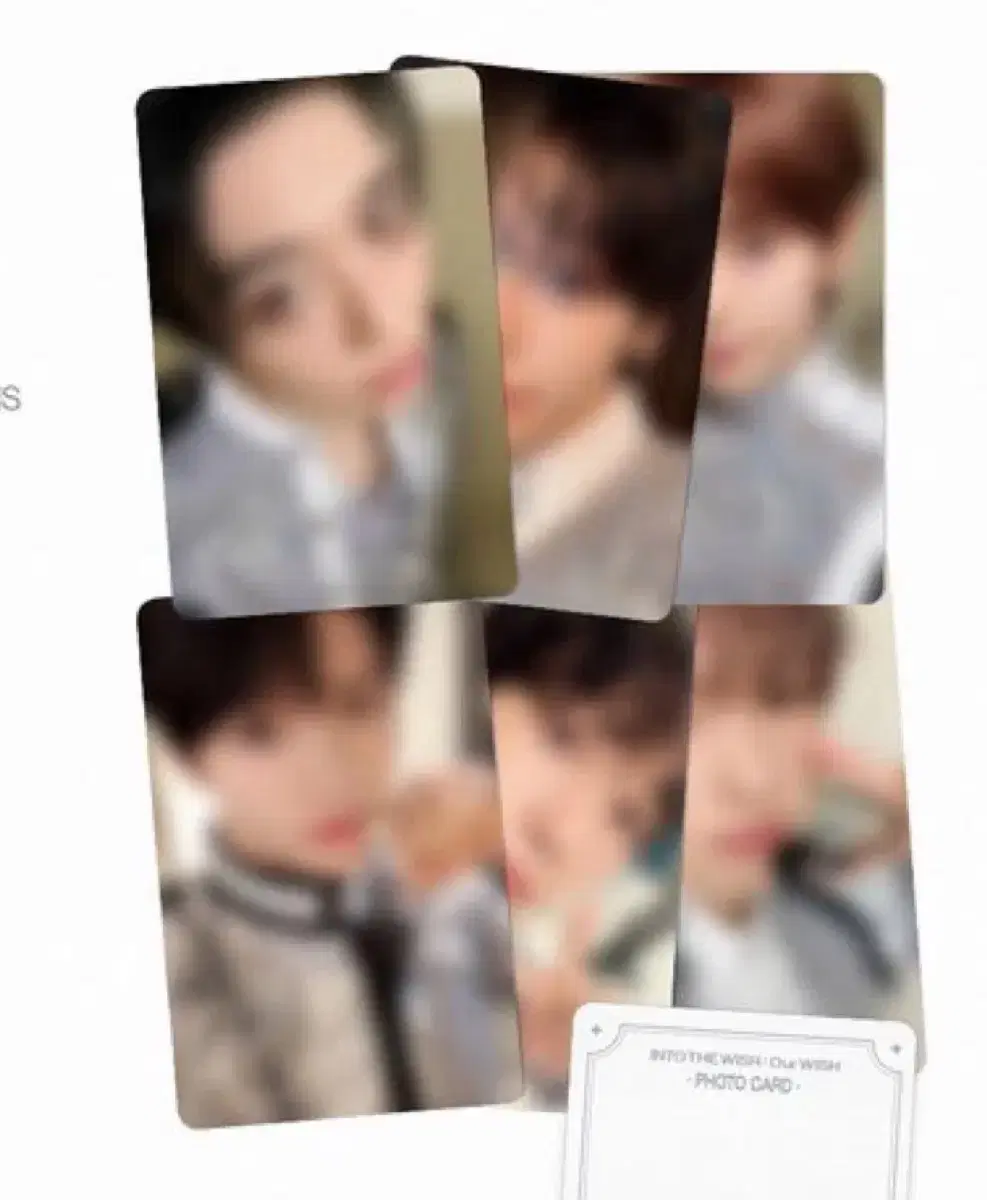 리쿠,시온,료) 디지털코드 포카 분철합니다!