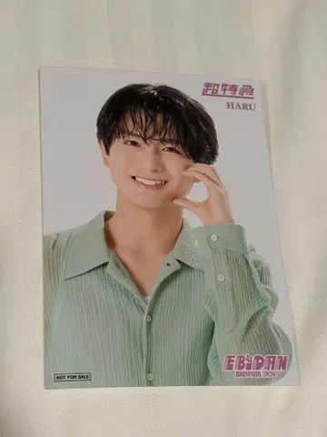 초특급 하루 EBiDAN museum 입장 특전 브로마이드 사진