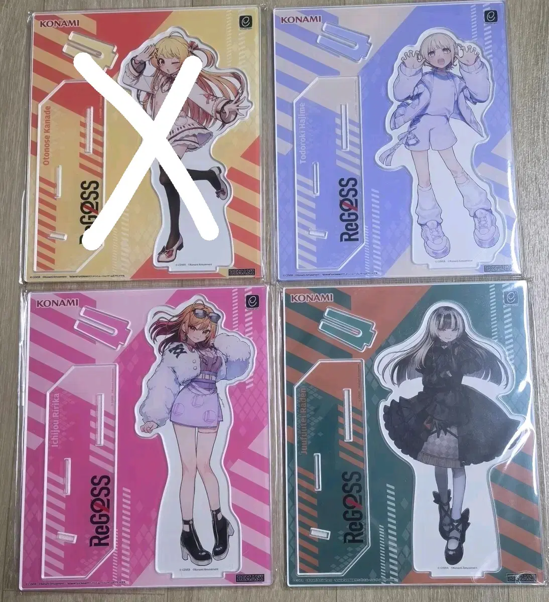 홀로라이브 비마니 아크릴스탠드 하지메 라덴 리리카 리글로스