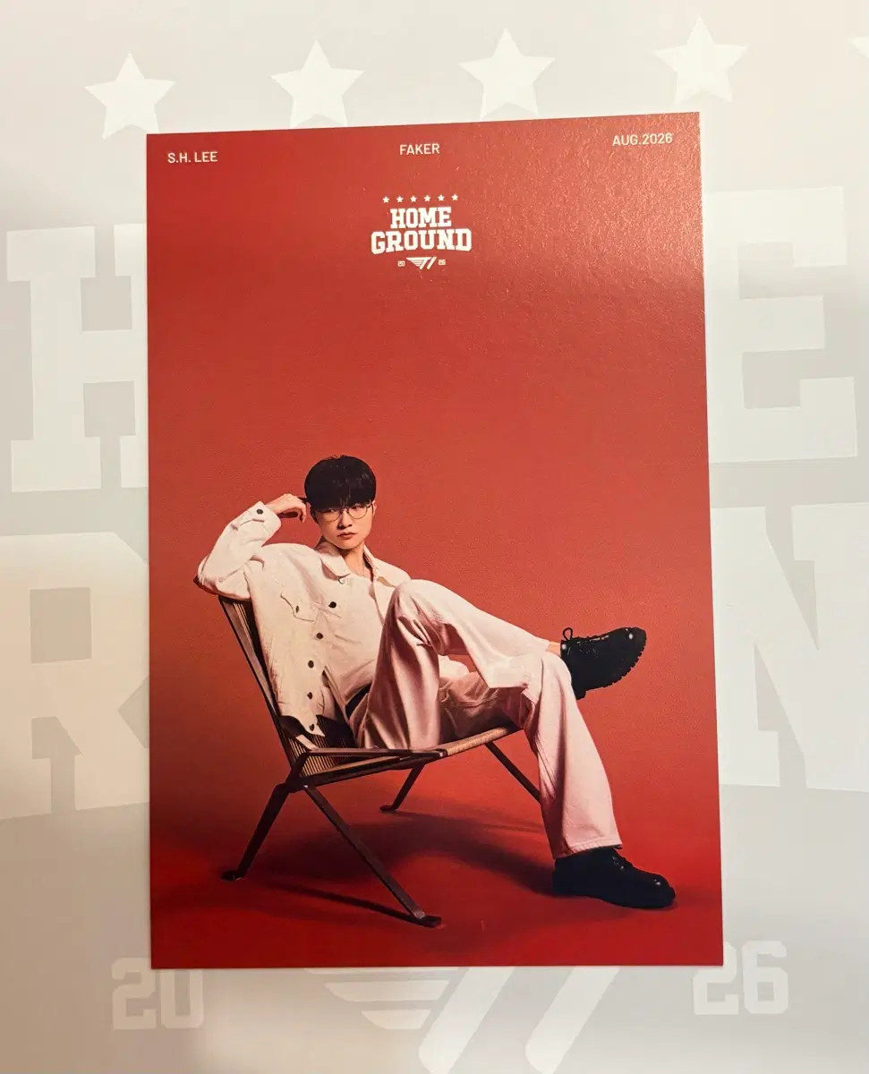 T1 티원 홈그라운드 페이커 엽서