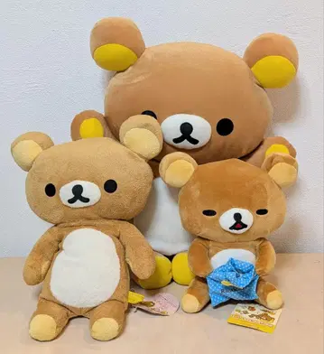 초기 리락쿠마 봉제 인형 3종 세트 묶음 판매
