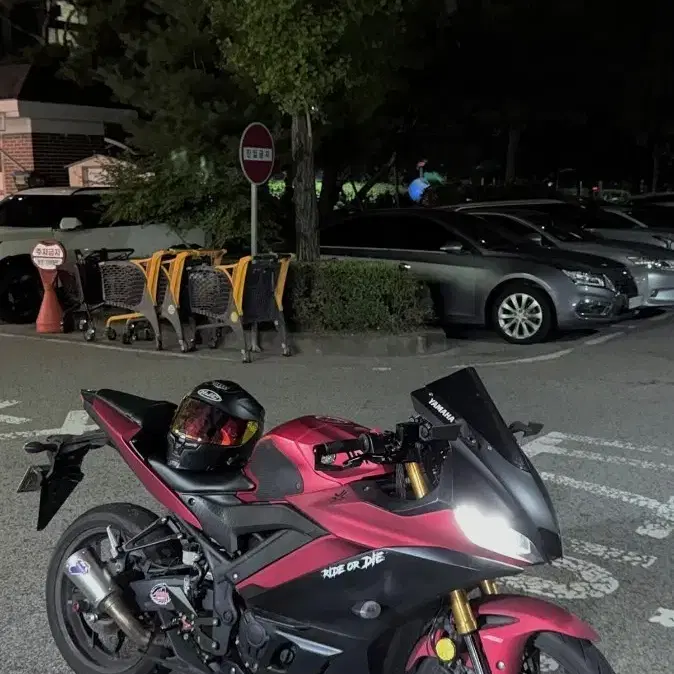 개인)야마하 YZF-R3 19년식 판매/써론 울트라비 대차