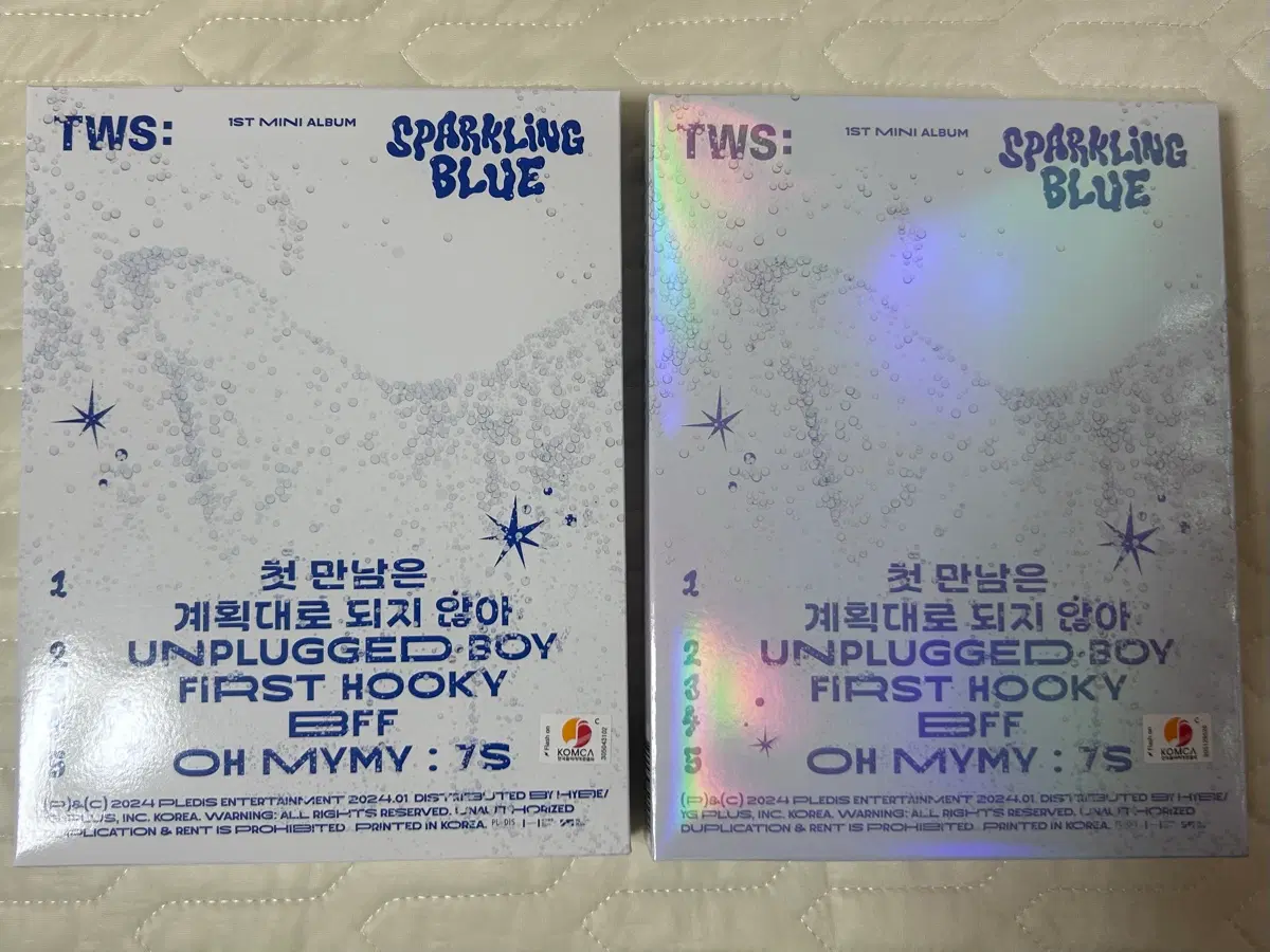 투어스 1집 미니 앨범 개봉앨범 2종