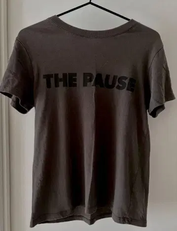 THE PAUSE 티셔츠 로고 티셔츠