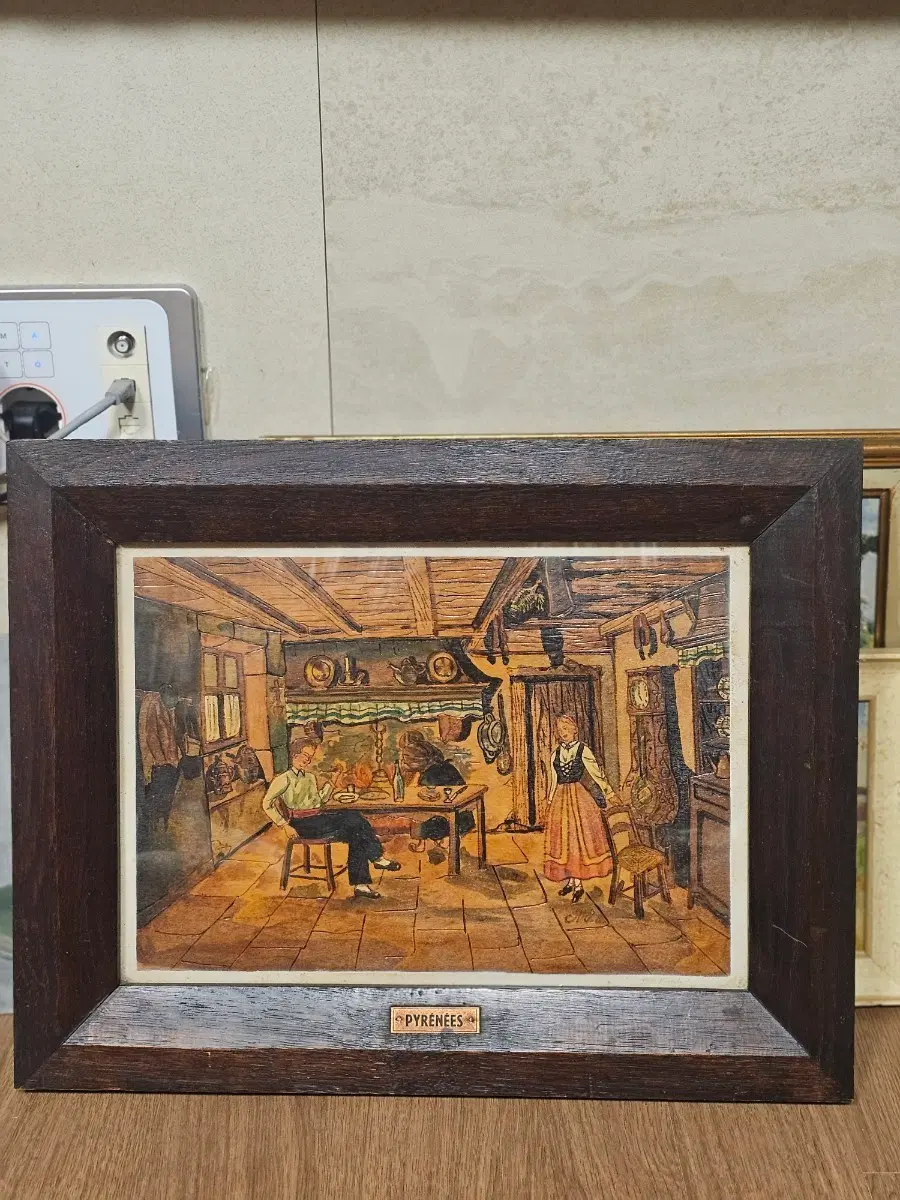 프랑스 빈티지 액자 그림