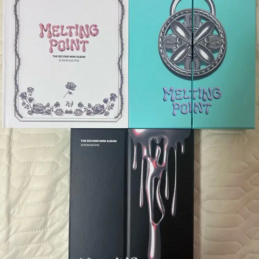 제로베이스원 MELTING POINT 앨범 3종