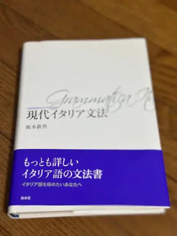 현대 이탈리아 문법 사카모토 테츠오 하쿠스이샤