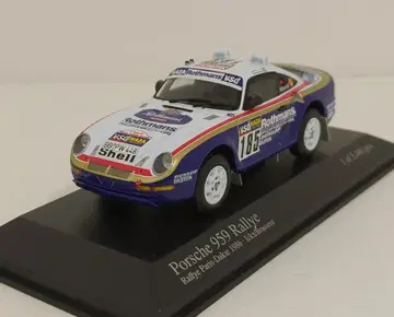 폴즈 모델아트 1/43 미니챔프스 Porsche959 랠리 파리-다카르 1986 lckx/Brasseur