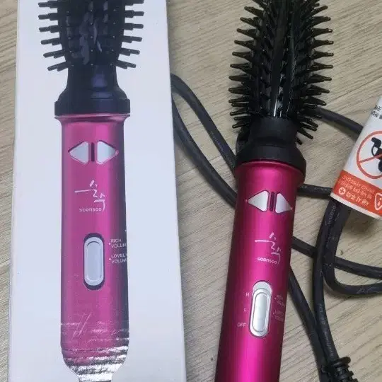 미사용)순수 더 살롱 V헤어롤기 핑크