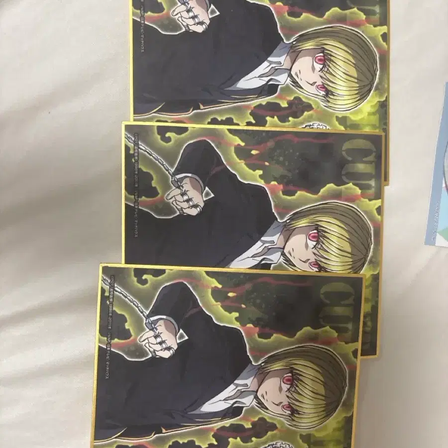 헌터헌터 헌헌 크라피카 색지 일괄 3장