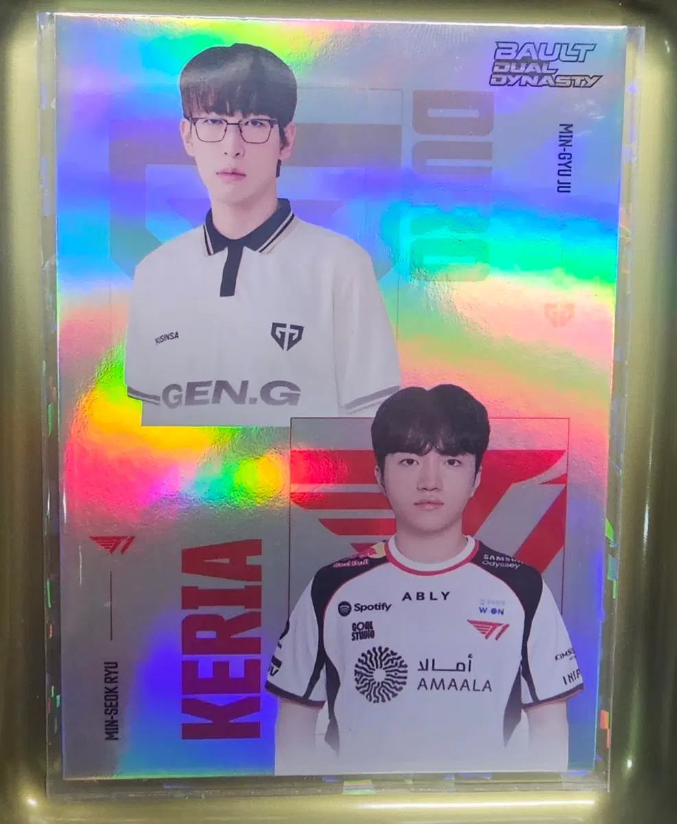 T1 홈그 Bault 트레이딩 카드 듀로 케리아
