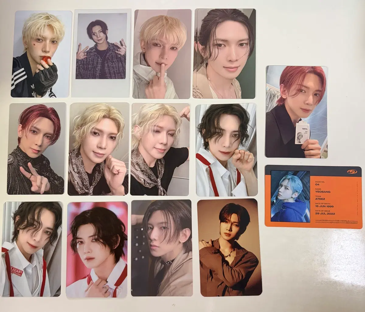 에이티즈 여상 포카 판매합니다