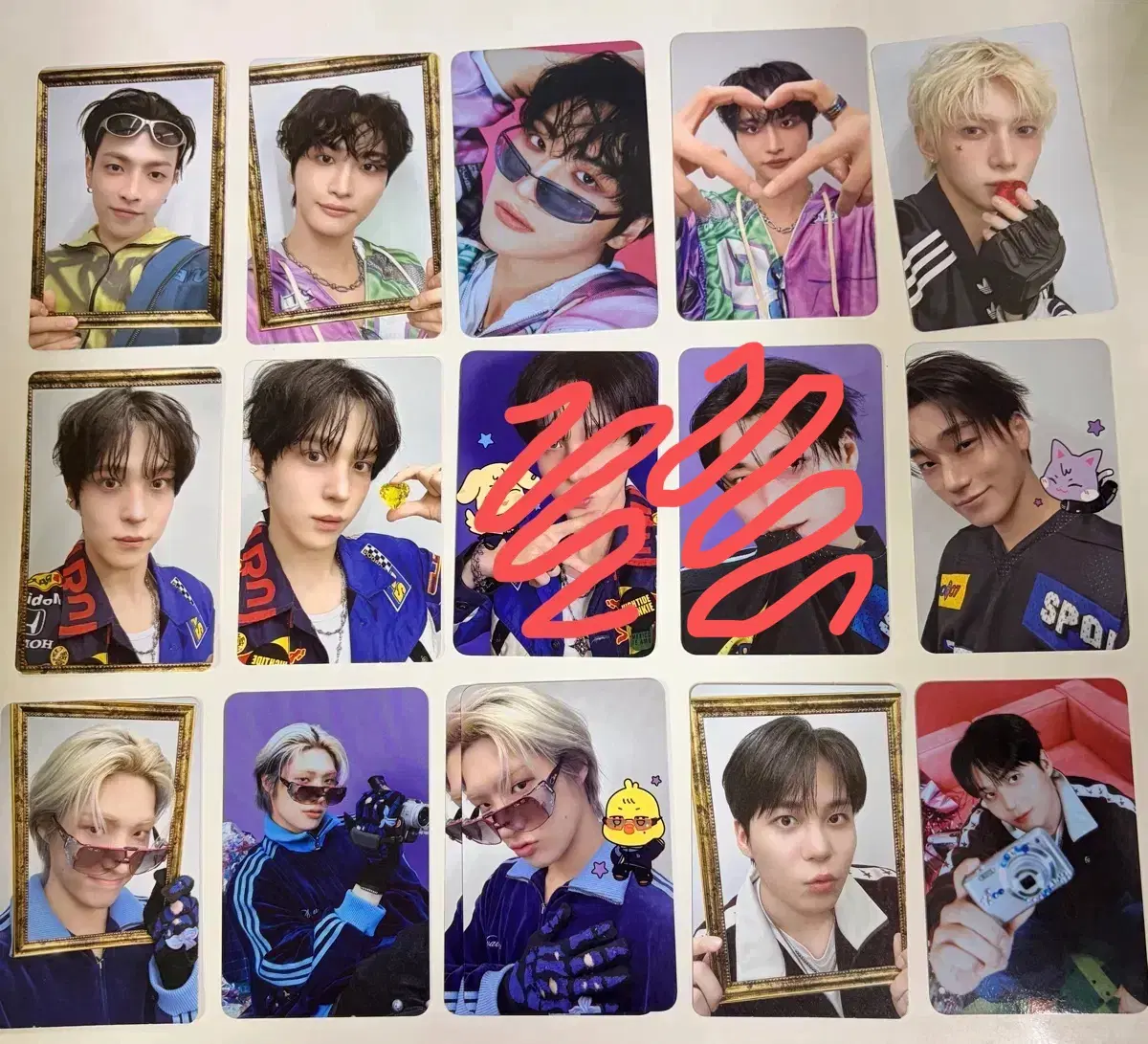 에이티즈 애니티즈 인 컬러 포카 판매합니다