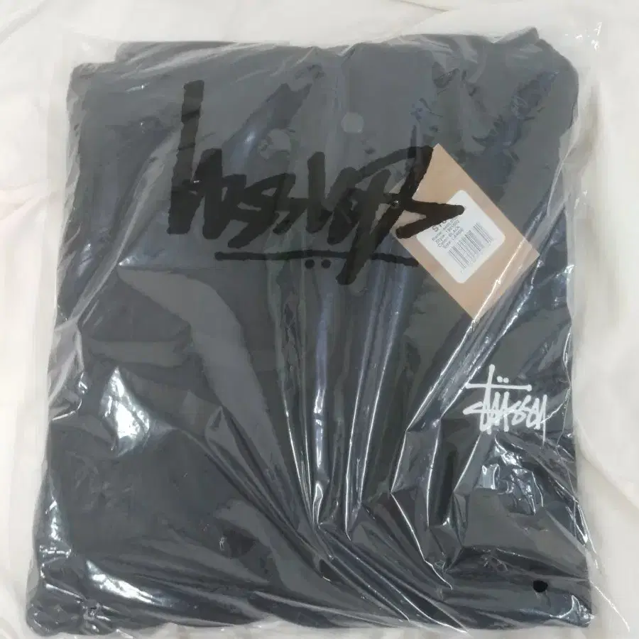 L 스투시 후드티 블랙