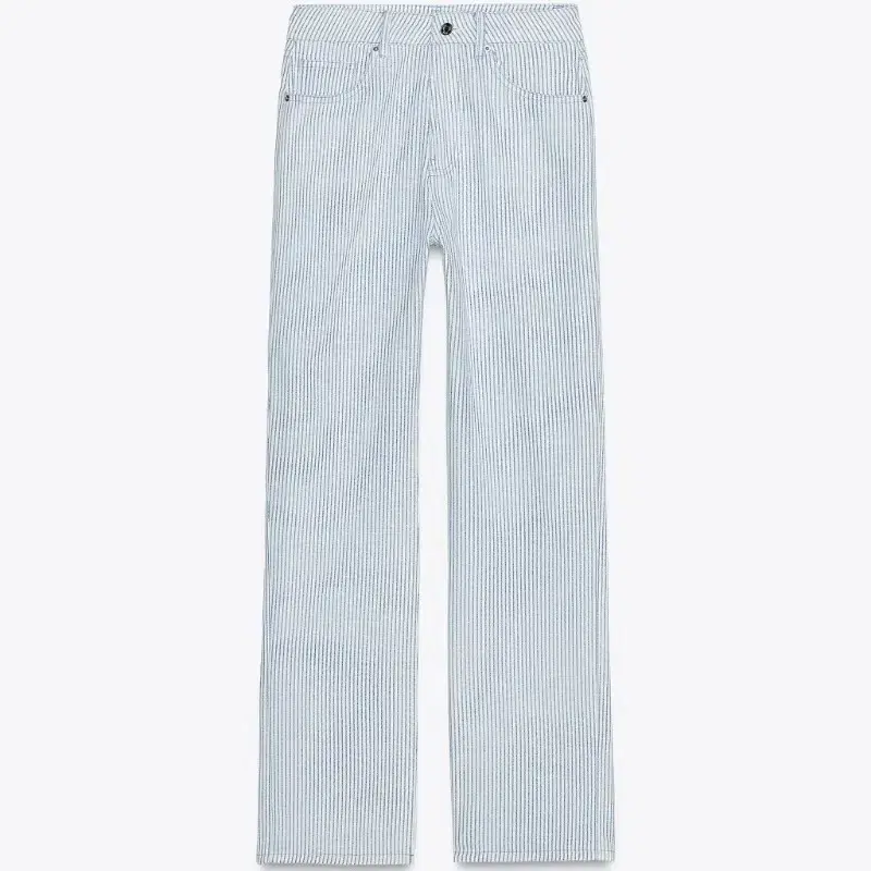 ZARA 자라 스트라이프 와이드 팬츠 38 (미착용 새상품 택 있음)2949/033/044