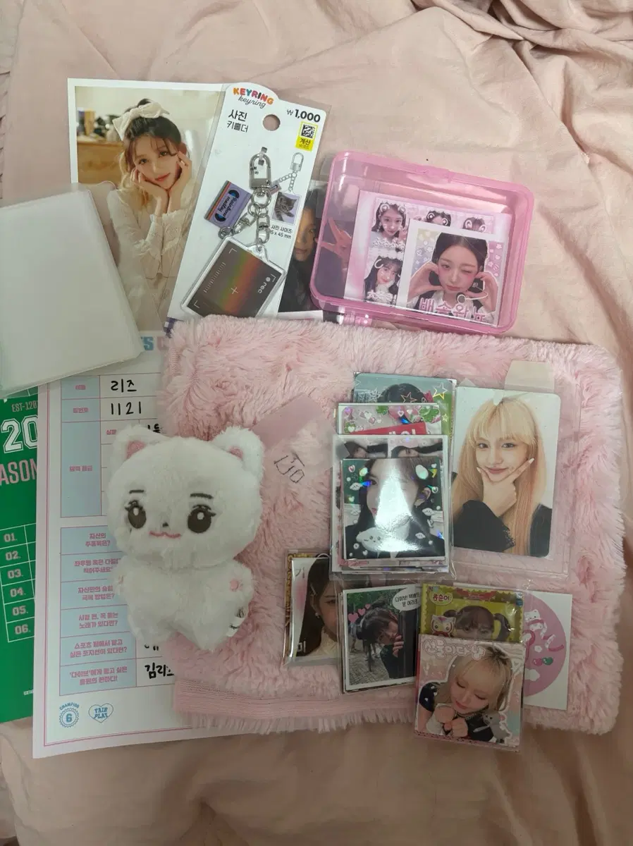 레옹이 팝니다(급처) 공굿 포카 드려요사진에 보이는게 다 덤 입니당 벨보아도 포함