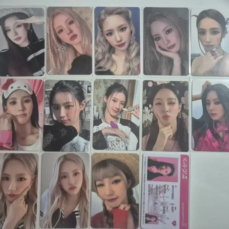 일괄 14장)여자아이들 미연 포토카드