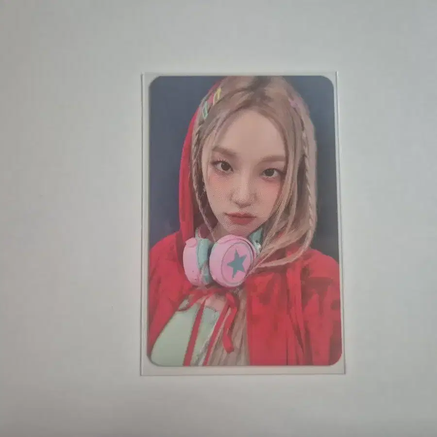 여자아이들 우기 빨간망토 포카