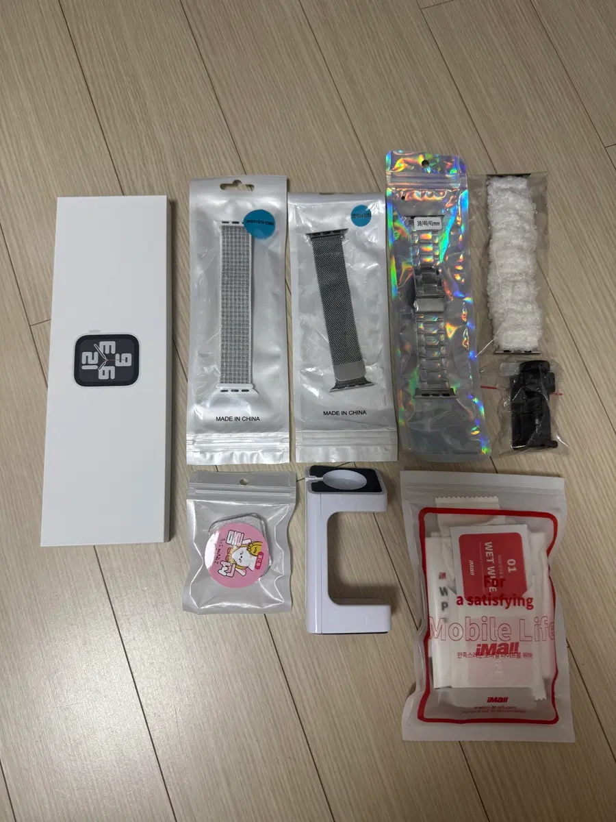 (새상품급) 애플워치 se2세대 스타라이트 실버 알루미늄 풀박스 배터리성능 100% 40mm
