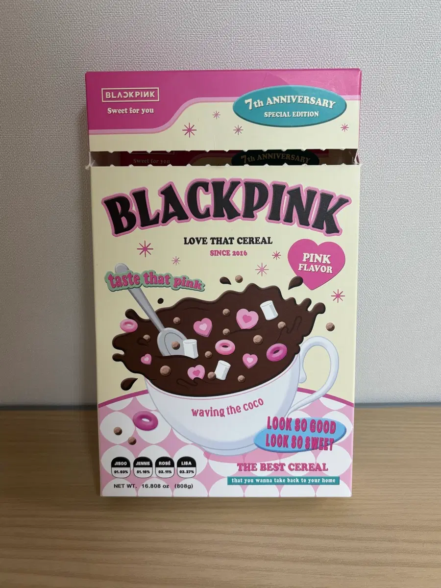 블랙핑크 제니 지수 로제 리사 포카 포함 풀구성 7주년 스페셜 에디션 데코키트 양도