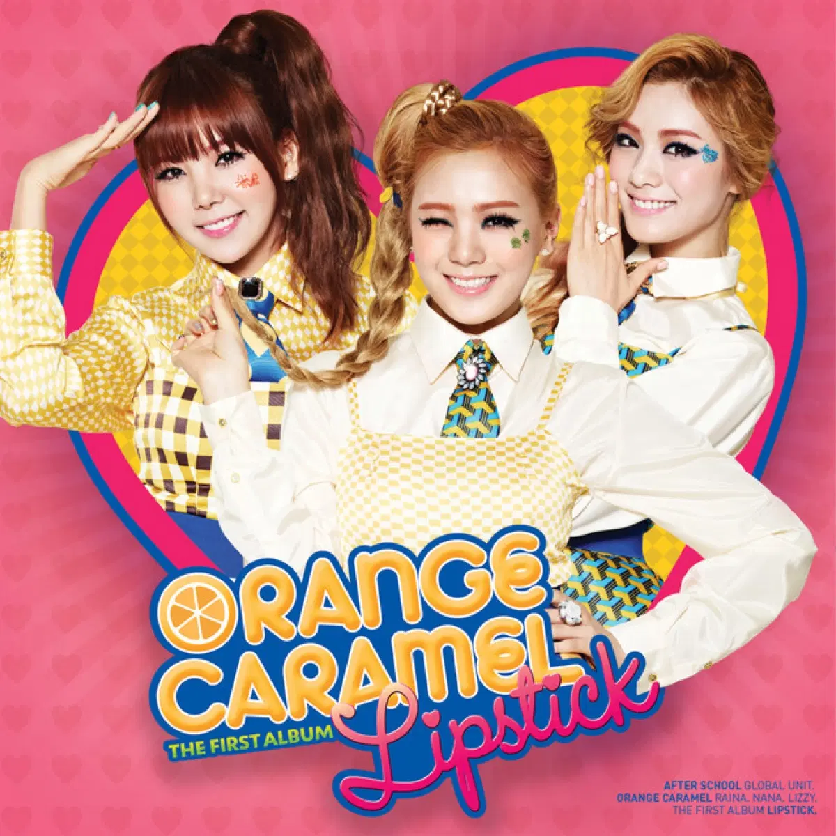 오렌지카라멜 Lipstick 앨범 시디 CD 애프터스쿨