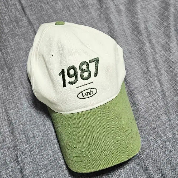 1987 볼캡 화이트 그린