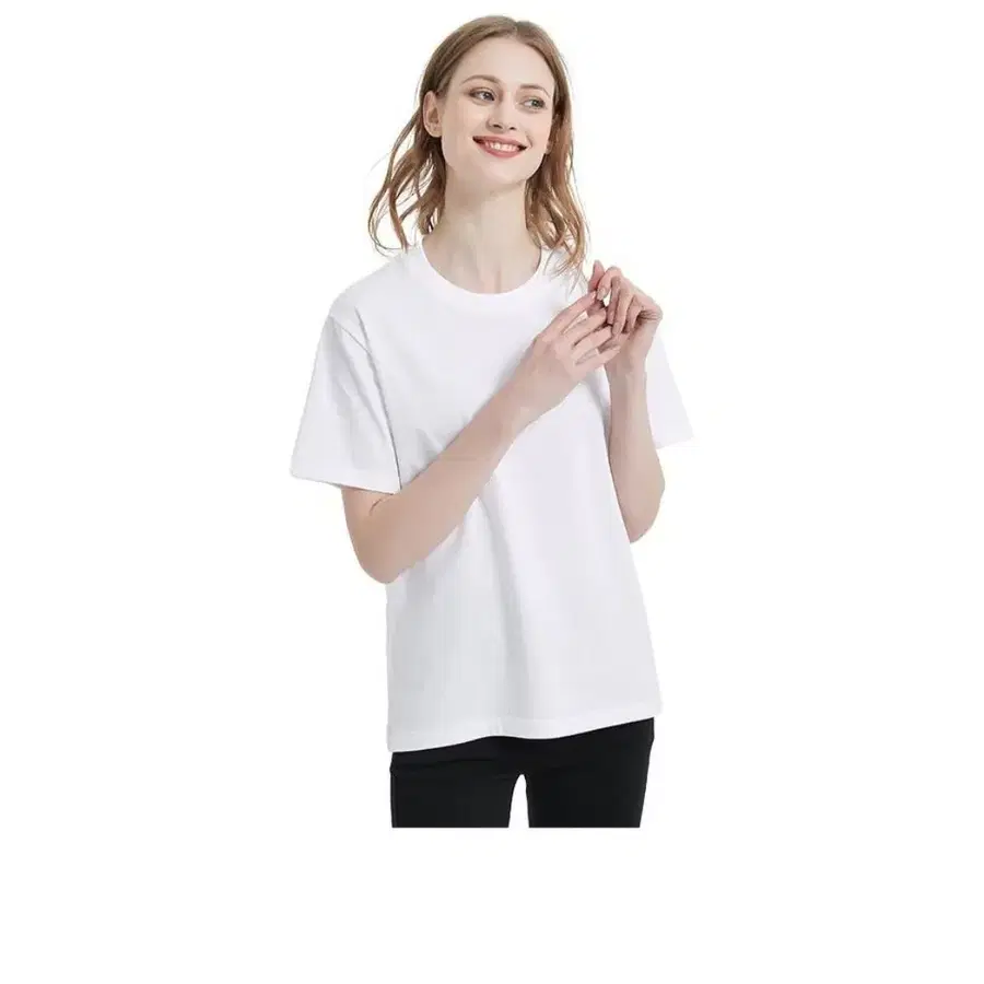 2개세트 비침없는 20수 코튼 100% 남녀공용 무지 라운드 반팔티 (M/L/2XL/3XL)