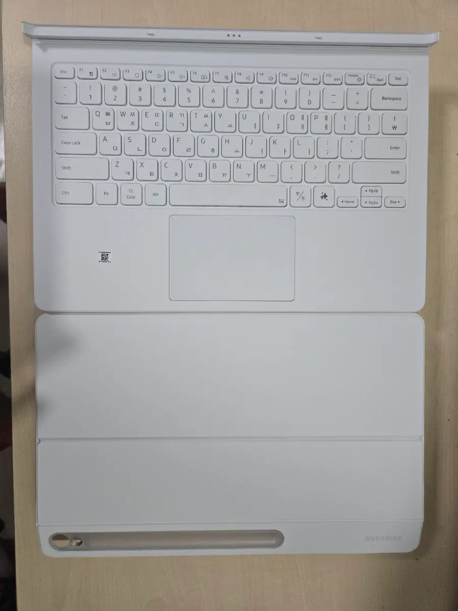 갤럭시탭 s10 fe+ 터치패드 키보드 북커버