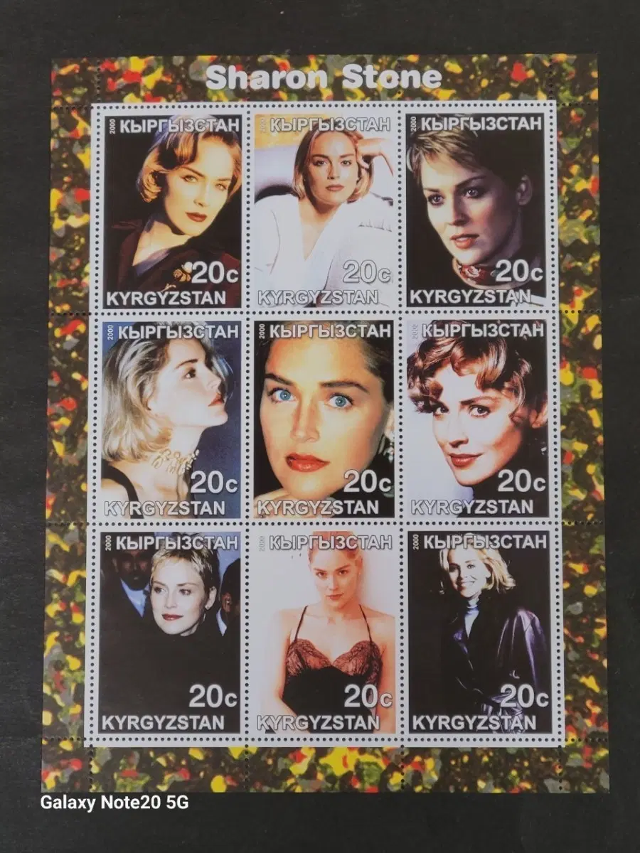 2000년 미국 할리우드 영화배우 샤론스톤기념 우표 Sharon Stone