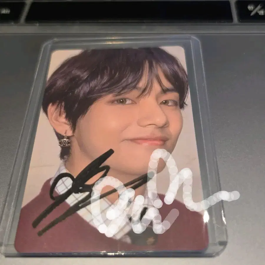 BTS 뷔(V) 태형 싸인 포카