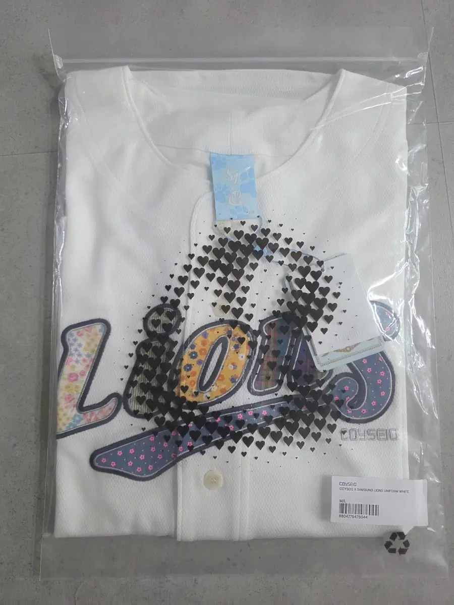 삼성라이온즈 코이세이오 화이트 S/M, M/L 유니폼 팝니다(미개봉 새상품)