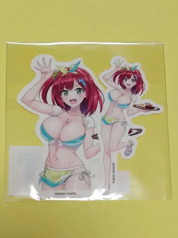 사쿠미야 이로카 돌핀 웨이브 콜라보 카페 다이컷 스티커 카페 카나로아