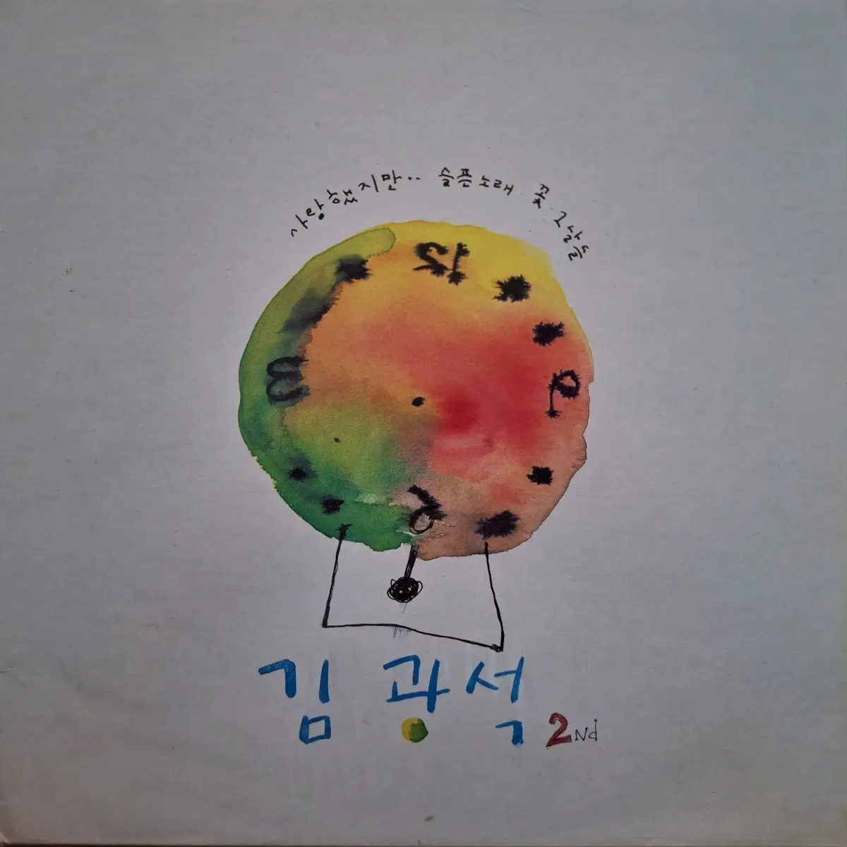 초반/김광석 2집 슬픈노래 LP