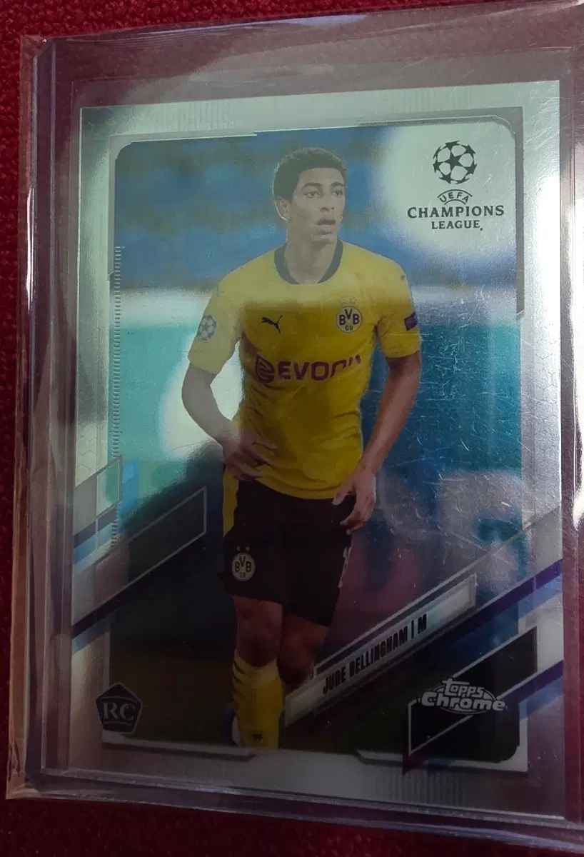 유벤투스 챔피언스리그 Jude Bellingham Topps Chrome RC 카드