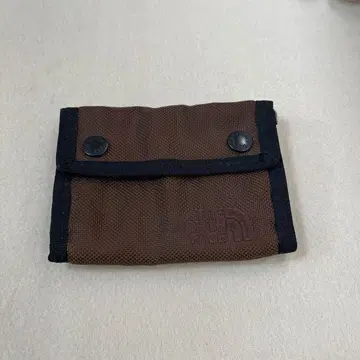 THE NORTH FACE 3단 폴더형 지갑 브라운